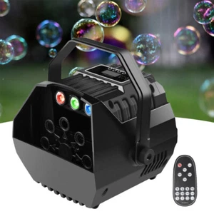 LED Seifenblasenmaschine Kinder Hochzeit Luftblasen Ma Automatisch Seifenblasen - Bild 1 von 8