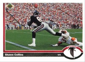 1991 Upper Deck Football Shawn Collins Atlanta Falcons #481 - Picture 1 of 2