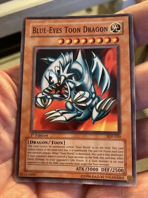 Yugioh Blue Eyes Toon Dragon 1st Edition Card SDP-020 - Image 1 of 4