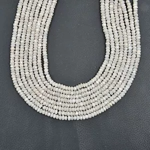 13 inch Sillimanite gemstone Beads rondelle Shape 4MM Faceted Beads Mother Gifts - Picture 1 of 5