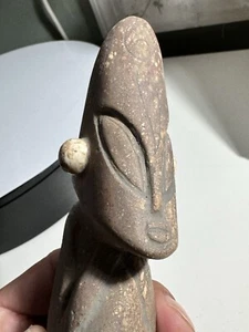 Ojuelos de Jalisco Alien geschnitzter Stein. Authentisches Aztlan-Artefakt - Bild 1 von 24