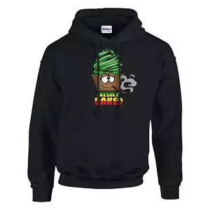 Sudadera con capucha pulóver recién horneada con capucha de doble forro y bolsa frontal - Imagen 1 de 8