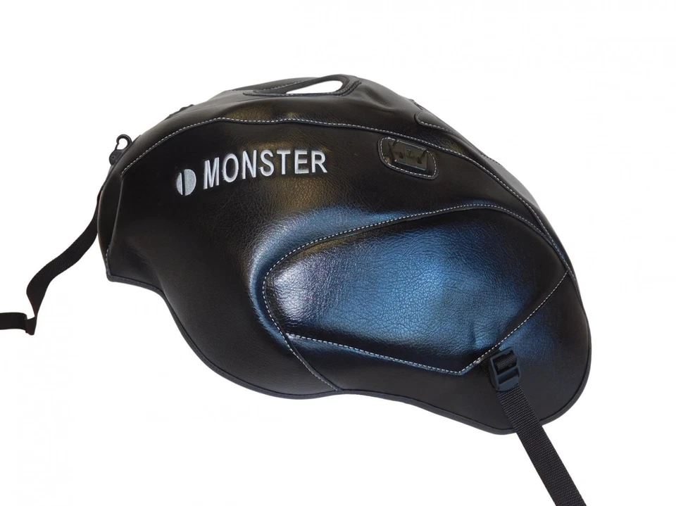 Ducati Monster 800 S2R Top Sellerie fuel Petrol Gas Tank Cover Black Sport logo — 第 1/1 张图片