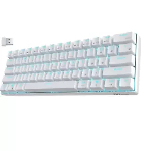 RK ROYAL KLUDGE RK61 Wireless 60% Mechanical Gaming Keyboard, Ultra-Compact... - Picture 1 of 9