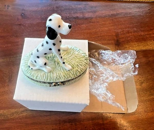 Dalmatian Trinket Box Hinged - Picture 1 of 5