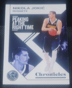 Nikola Jokic 2019-20 Panini Chronicles Peaking At The Right Time No. 1 Nuggets - Picture 1 of 6