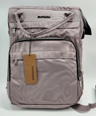 Empsign 17 pulgadas lila mochila para portátil bolsa de trabajo gran capacidad  Foto 1 de 4