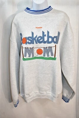 Sudadera Apliques Bordados Baloncesto Mamá Talla XXL Foto 1 de 4
