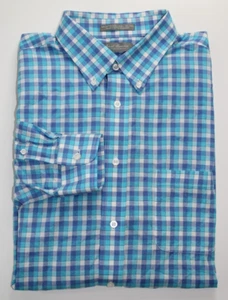 "Daniel Cremieux Kleid Shirt - Herren GRÖSSE XL - Blues kariert ""Signature Collection" - Bild 1 von 7