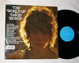 DAVID BOWIE--THE WORLD OF DAVID BOWIE--MEGA RARE ORIG 1970 LP--DECCA ENGLAND - Picture 1 of 2