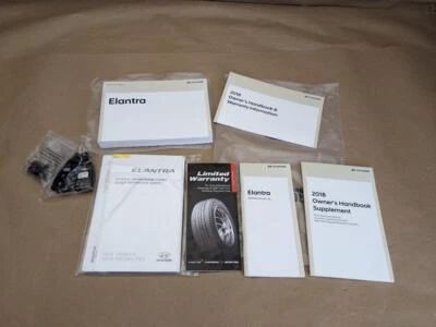 Manual del propietario OEM 2018 Hyundai Elantra IF20-EU76B Foto 1 de 4
