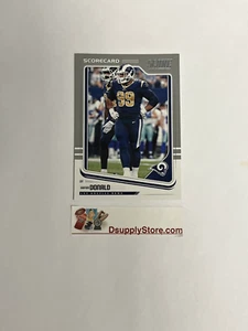 2018 Score Silver Scorecard Football Card #168 Aaron Donald Rams FREE SHIPPING - Picture 1 of 1
