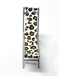 Mini sedie da spiaggia pieghevoli Bratz stampa animalier (come da usato). - Foto 1 di 7