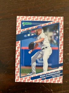 Donruss One Hundred #72 2021 Noah Syndergaard 084/100 New York Mets - Imagen 1 de 2