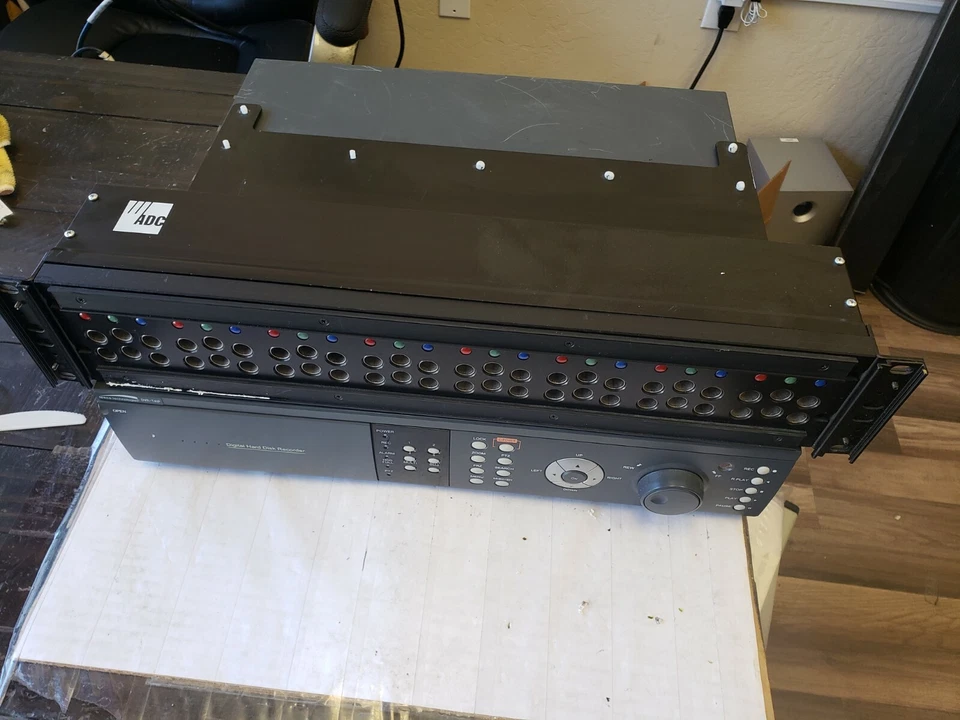 ADC CV-8-N75  RGB Video Patch Bay with BNC / COAX on Rear USED WORKING  - Image 1 of 4