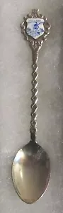 #654) SILVER PLATED TEA SPOON HOLLAND REGION WEST COAST OF NETHERLANDS WINDMILL - Foto 1 di 2