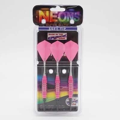 Bottelsen NEONS Soft Tip Darts Pink 18-NP2 NEW!!