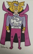 Fred Hembeck Sketch Card: Ocean Master, Aquaman foe (Dc) 1/1