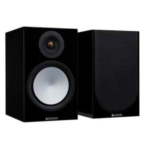 MONITOR AUDIO SILVER 100 7G BLACK GLOSS COPPIA DIFFUSORI BOOKSHELF NUOVI - Foto 1 di 1