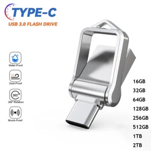 Clé USB 3.0 type C clé USB-C OTG mini stylo mémoire pour ordinateur portable Samsung PC - Photo 1/9