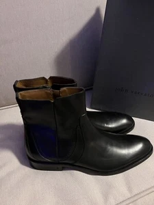 BOTA DE VESTIR JOHN VARVATOS RICHARDS NEGRA #10.5us - Imagen 1 de 7