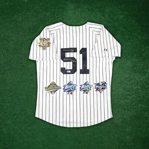Bernie Williams signed 1996 1998 1999 2000 World Series New York Yankees Jersey - Picture 1 of 6