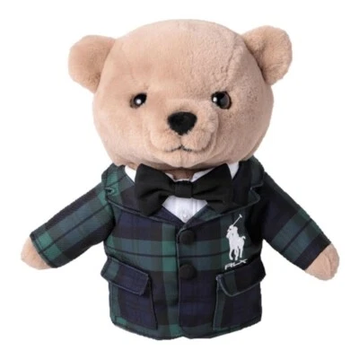 POLO RALPH LAUREN RLX Ralph Lauren Kopfbedeckung Golf Driver Abdeckung Krawatte Bär Stofftier R...