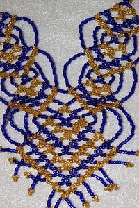 Unique Handmade Nubian Seed Bead Necklace from Egypt! Spectacular!  Style #3 - Picture 1 of 7