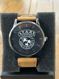 Reloj Negro O Marrón Resident Evil Umbrella Stars Raccoon City Police + Caja - Imagen 1 de 16