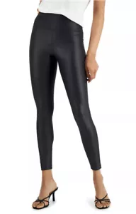 INC International Concepts Damen XXL Schwarzglanz Kompression zugeschnittene Leggings - Bild 1 von 9