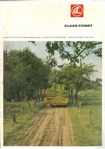 Claas Comet Combine Brochure - Picture 1 of 1