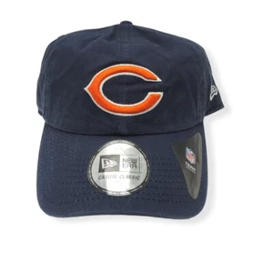 New Era Chicago Bears Casual Classic Navy Cotton Adjustable Strap Hat Cap - Picture 1 of 5