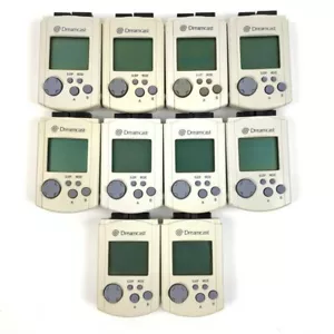 Official Sega Dreamcast VMU memory card visual Lot of 10 0723 UT - Picture 1 of 4