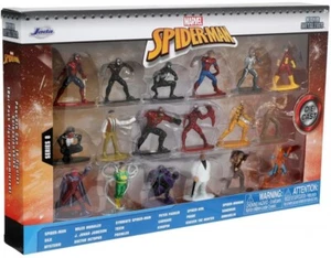 Marvel Spider-Man Nanometalfigs Pack Of 18 Metal Figures Jada Toys - Picture 1 of 7
