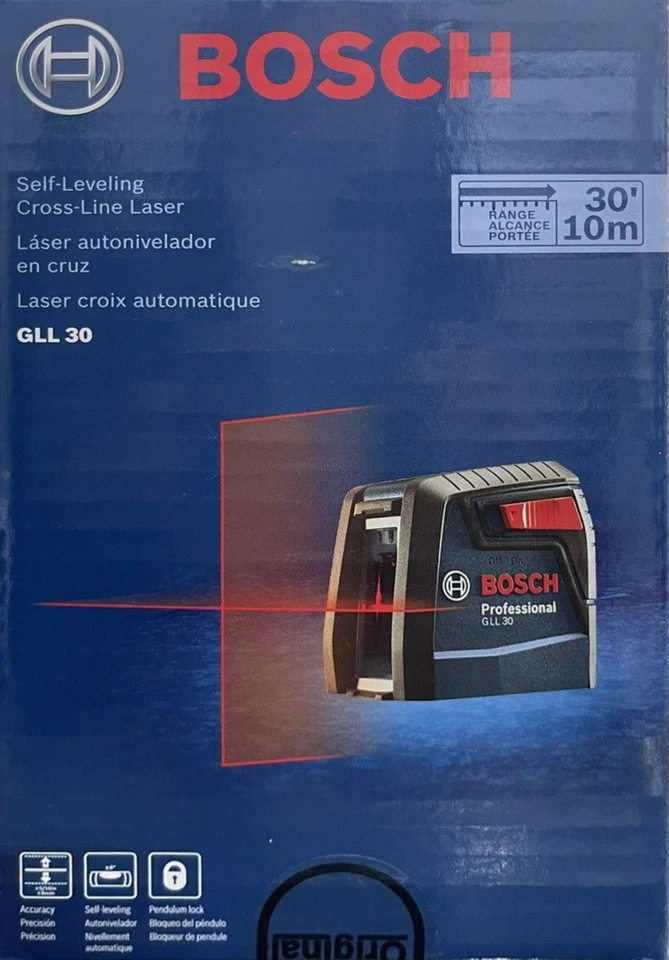 Láser autonivelante de línea cruzada Bosch GLL 30 Foto 1 de 1