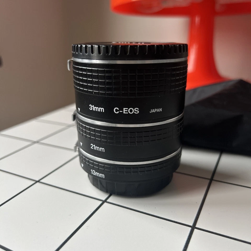 Unbranded C-EOS Canon C-EOS Extension Tubes 13mm, 21mm, 31mm - Image 1 of 4