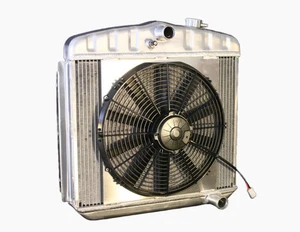 Radiador de intercambio de motor DeWitts 32-6139013M LS - Aluminio - 2 filas - Manual - Ventilador único - Imagen 1 de 1
