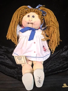 ORIGINAL STOFF XAVIAR KOHL PATCH KINDER "CHRISTINE CONSTANCE" 1984 MIT ETIKETT PUPPE PUPPE DOLL - Bild 1 von 24