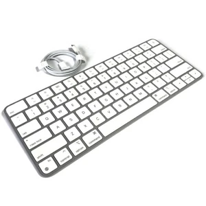 Apple A2450 Magic Keyboard 2 Wireless Bluetooth Lightning MK2A3LL/A w/ Cable - Picture 1 of 5