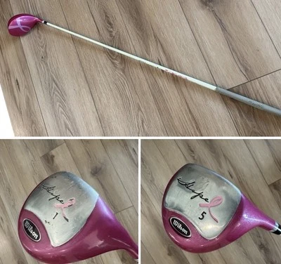 Wilson Hope 1 & 5 Drivers Breast Cancer Awareness Ribbon Ladies Flex Shaft RH - Image 1 of 4