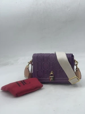 Bolso Bandolera Carolina Herrera Mujer Mini Andy Cerrado Uva Foto 1 de 4