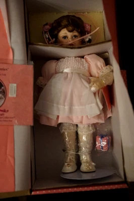 Paradise Galleries/Treasury Collection SARAH Porcelain Doll NIB NRFB COA - Image 1 of 4