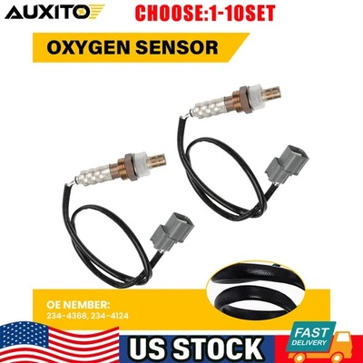 2 sensores de oxígeno aguas arriba y aguas abajo O2 para Honda Accord 2,4 L 2003-07 EE. UU. 2-10X Foto 1 de 4