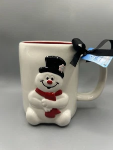 Rae Dunn Frosty The Snowman EVERYONE’ FAVORITE SNOWMAN Mug Christmas 2025 NEW - Picture 1 of 7
