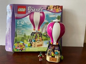 LEGO Friends 41097 Heartlake Hot Air Balloon Partial w Box Balloon Complete