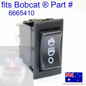 fits Bobcat Head Light Rocker Switch On Off 6665410 450 453 463 553 653 751 753 - Picture 1 of 14