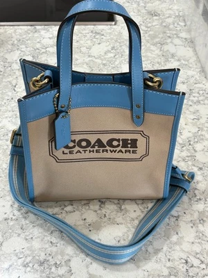Bolso de Mano COACH Field 22 Cuero de Lona CH740 - EXCELENTE Foto 1 de 4