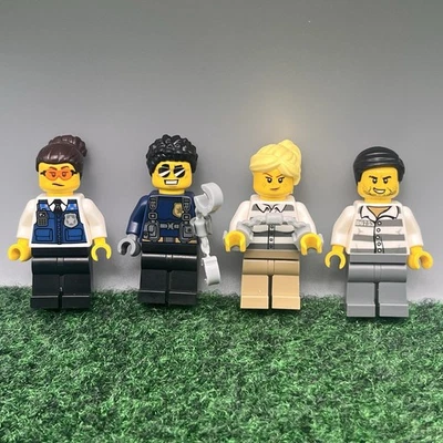 Lego City Officers Gracie Goodhart Duke Detain & Inmates Lego Minifigures - Image 1 of 2