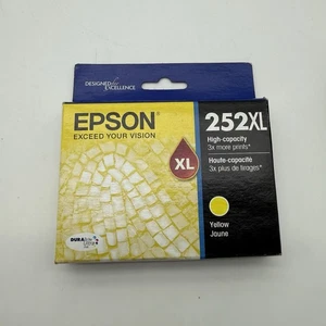 Epson 252 XL Yellow expires 10/2020 - Picture 1 of 3