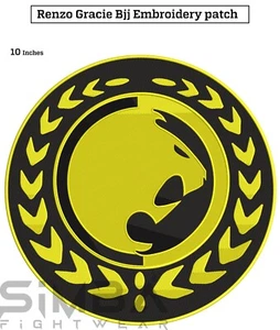 Renzo BJJ Gi Patches Gracie Embroidery Patches BJJ Gi Embroidery Patches - Picture 1 of 4